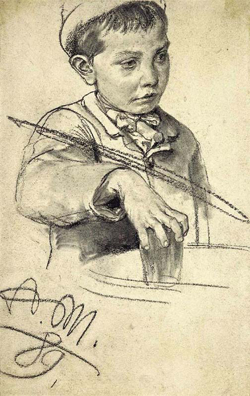 Youth with Waterglass